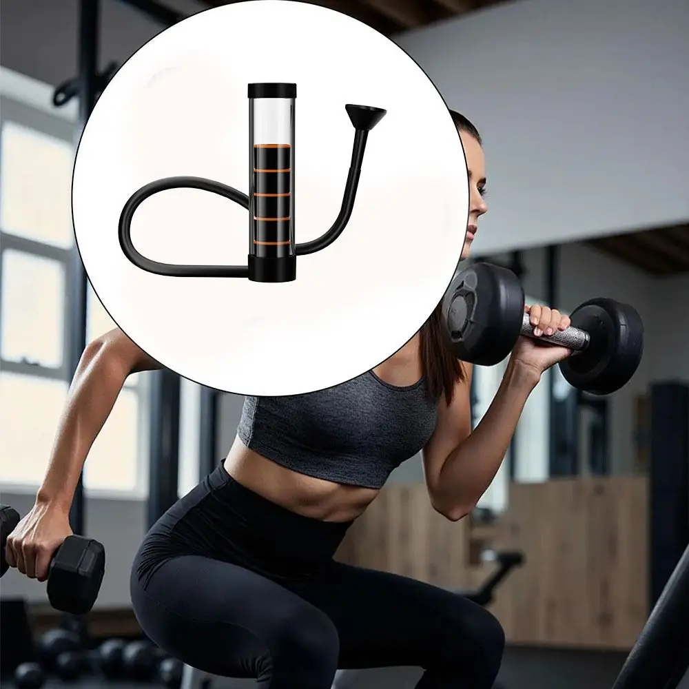 مقاومة التنفس الدمبل تنفس الرئة جهاز تدريب العضلات جهاز تدريب الجهاز التنفسي الصحة قابل للتعديل #5