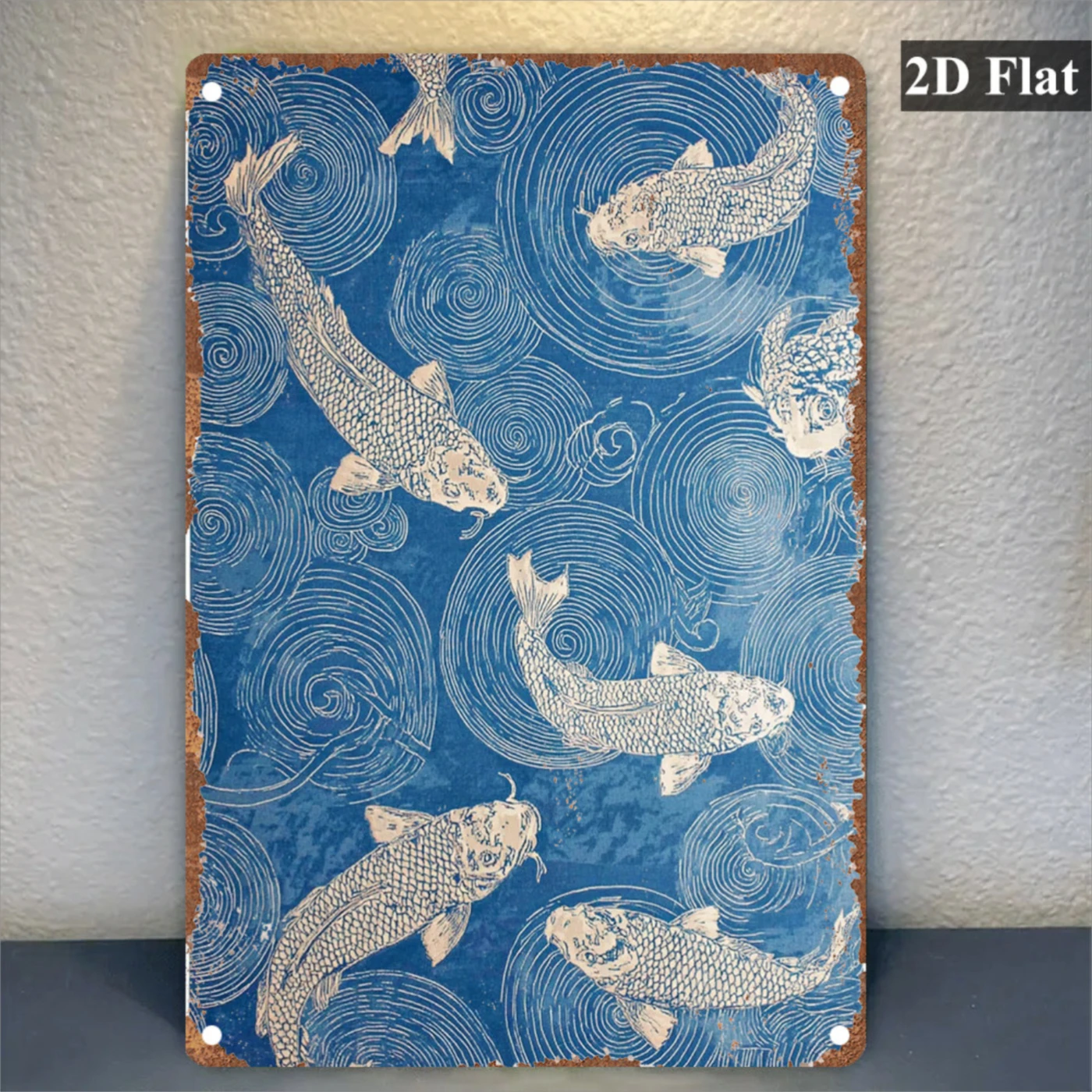 Home Decor Wall Panels - 2D 평면 중국 잉어 벽 장식