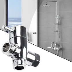 3 Way Shower Head Diverter Valve T Adapter Bath 1/2 Shower Head Mount Valve Diverter ABS Converter Bathroom Accessories
