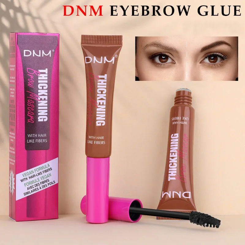 Fiber Brow Mascara Lasting Natural Eyebrow Dyeing Cream Vegan Formula Growth Thickening Eye Brow Styling Cream Eyebrow Enhancers