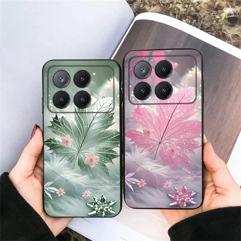 

Dreamy maple leaves For Xiaomi Poco X7 M7 Pro 5G M5 X4Pro 6 4G C65 75 F6 F5 X6 5 7 X5 F7 Ultra M5S 4Pro 5G soft phone case