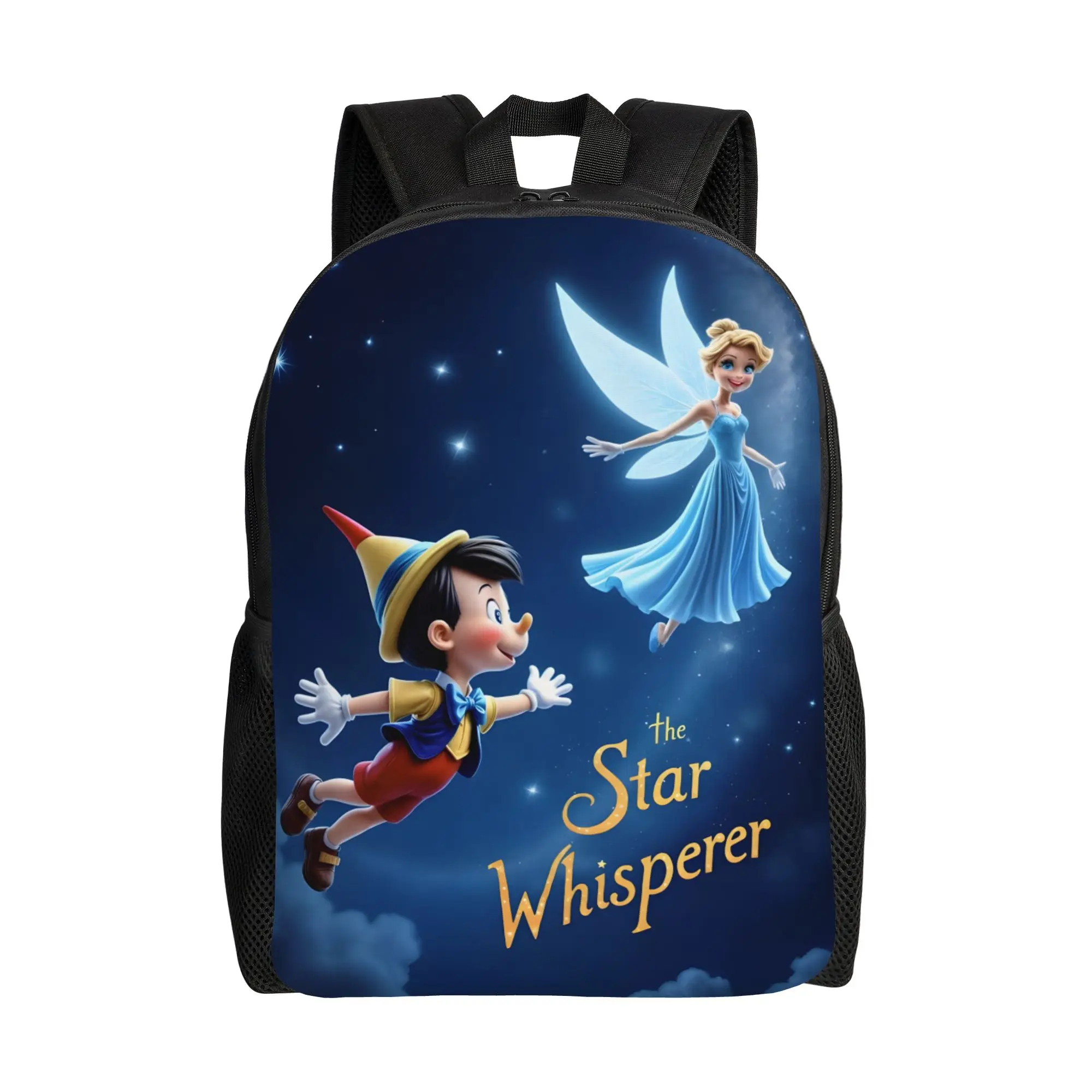 

Сумка для хранения вещей Disney Fly, 1 шт., рюкзак для офисных работников с изображением Пиноккио, новый учебный семестр начинается