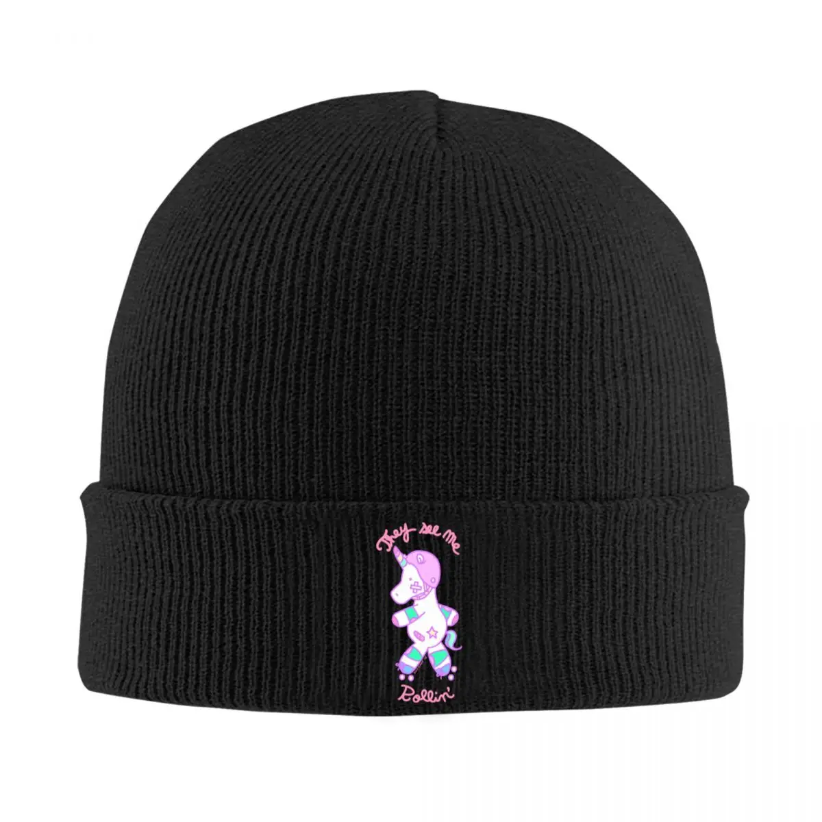 

Unicorn Roller Design A Knitted Hat Cap