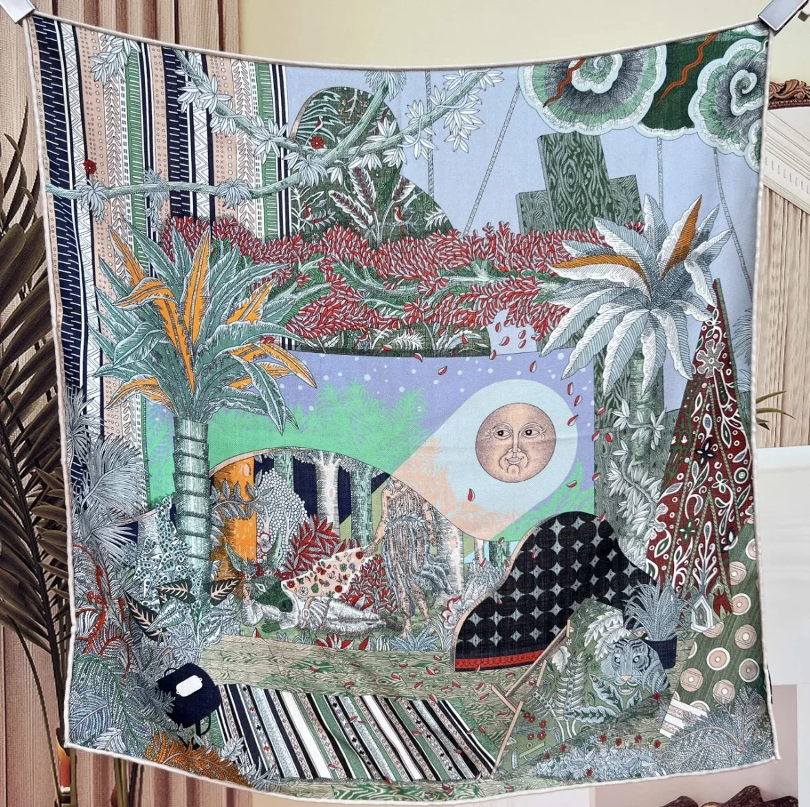 

Double Face Scarf 65CM Women Square Bandanas Hair Clothing Bag Accessories Lover Christmas Gift