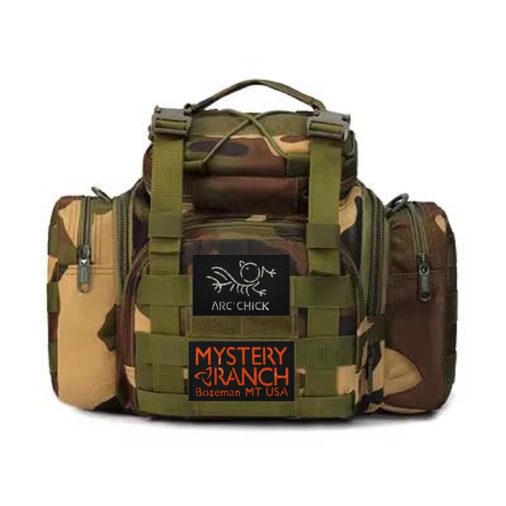 Outdoor Bag Accessories Skull Series Armband Laser Cut IR Reflective Badge Mystery Ranch Glow-in-the-dark Magic Backpack Patch