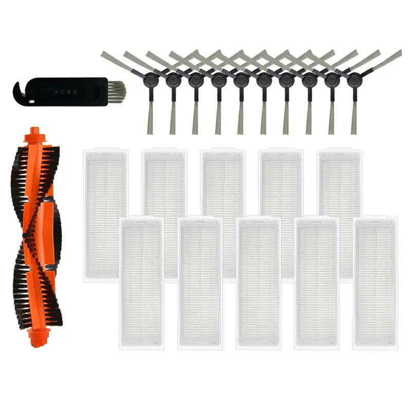 

AUAU-For Conga 3290 / 3490 / 3690 For Xiaomi Mijia STYJ02YM / Viomi V2 / V2 Pro / V3 Main Side Brush Filter Vacuum Parts