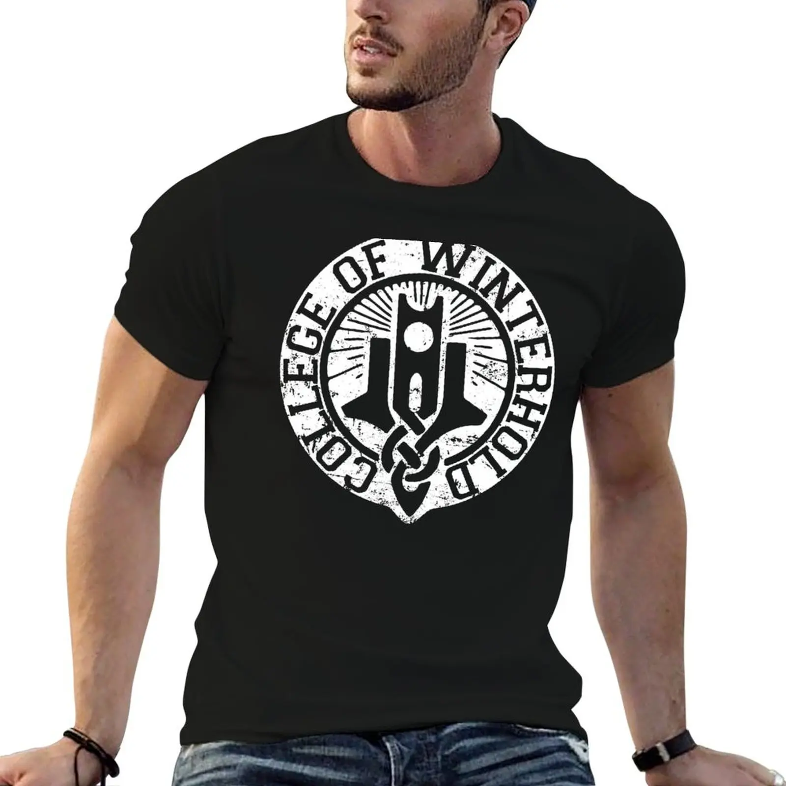 College Of Winterhold Gifts T-Shirt Big and Tall Gym T-Shirt
