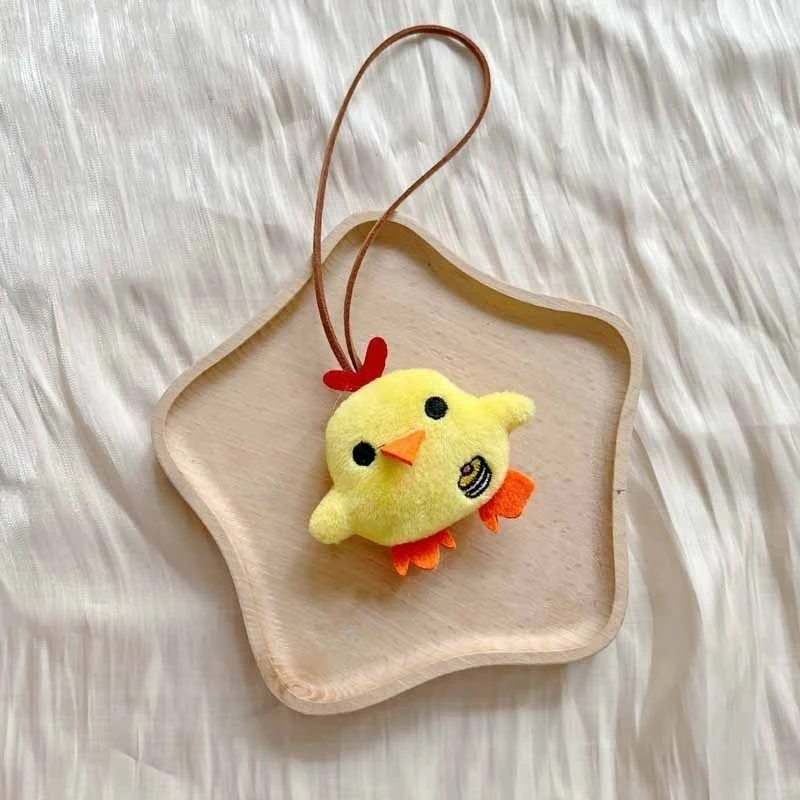 Мультяшный цыпленок, детский подвесной ярлык с именем от потери, Детская бирка с именем, брелок, сумка, подвесные украшения, аксессуары, подарки