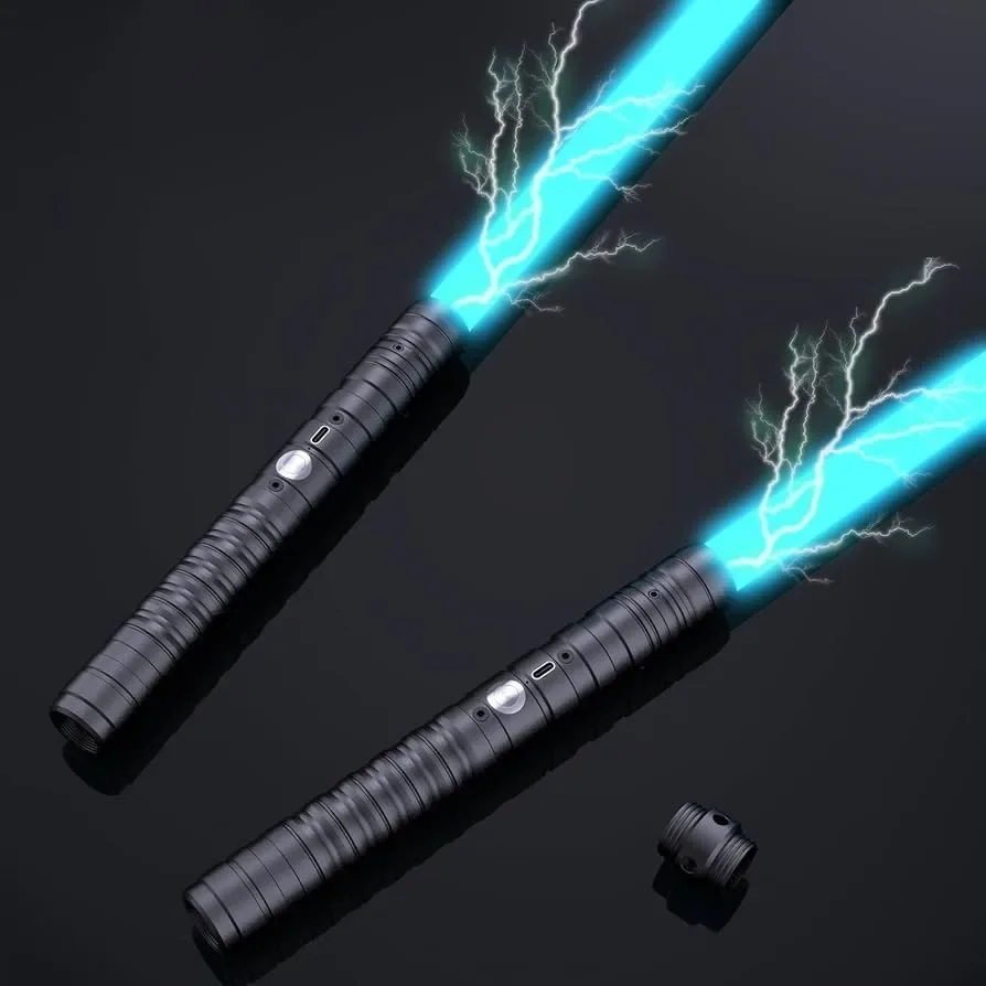 Lightsaber Metal Laser Sword Toys RGB Light Saber 7 Color Change Kids Soundfonts Force FX FOC Blaster Toys Jedi Laser Sword Gift