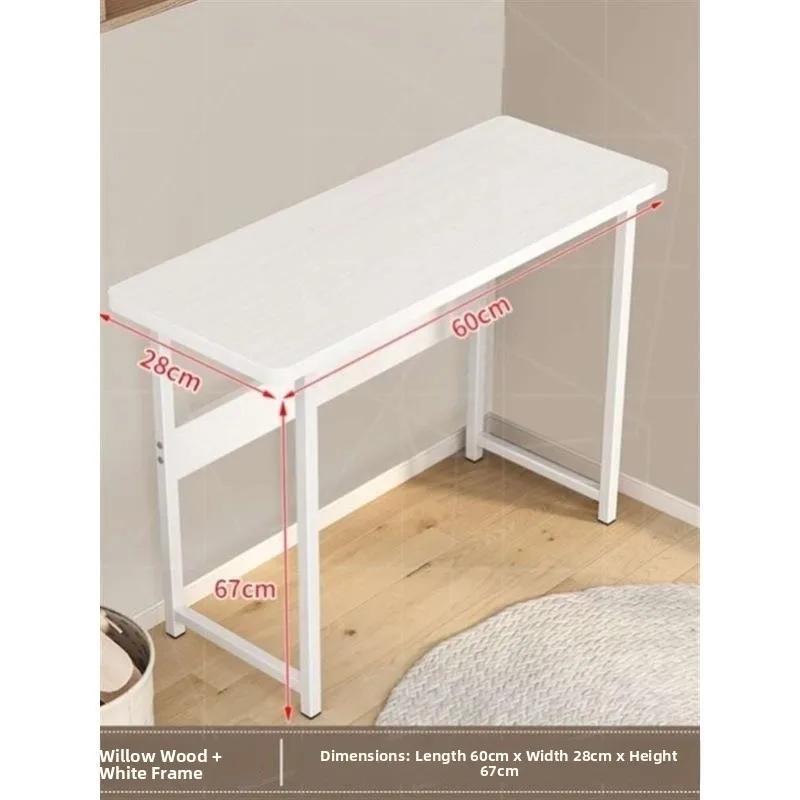 extendable-dining-table-simple-modern-rectangular-conference-desk-long-narrow-table-30-40cm-width-iron-material-home-furniture