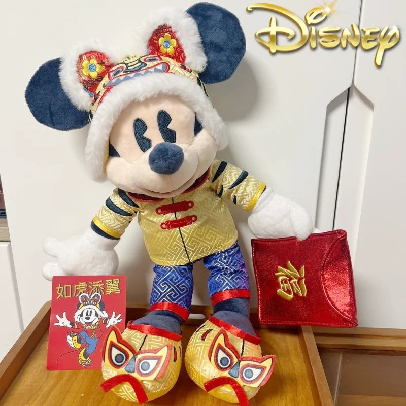 

Original Shanghai Disney 2022 New Year Mickey Red Envelope Mickey Cute Plush Doll Christmas Gift