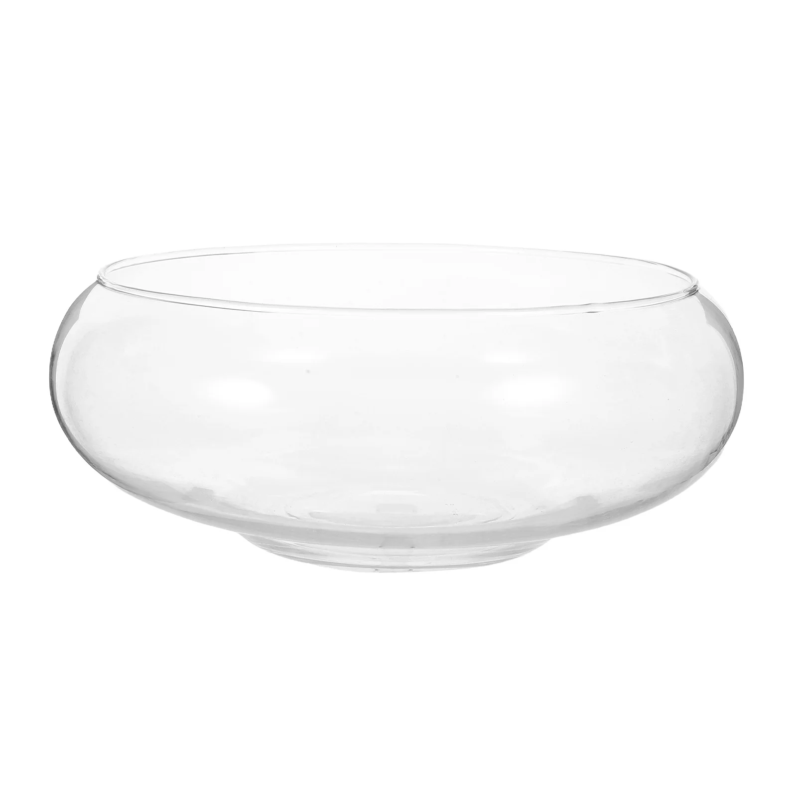 

Clear Glass Succulent Pot Hydroponic Plant Container Small Fish Bowl Terrarium for Air Plants Bonsai Micro Landscape Desktop