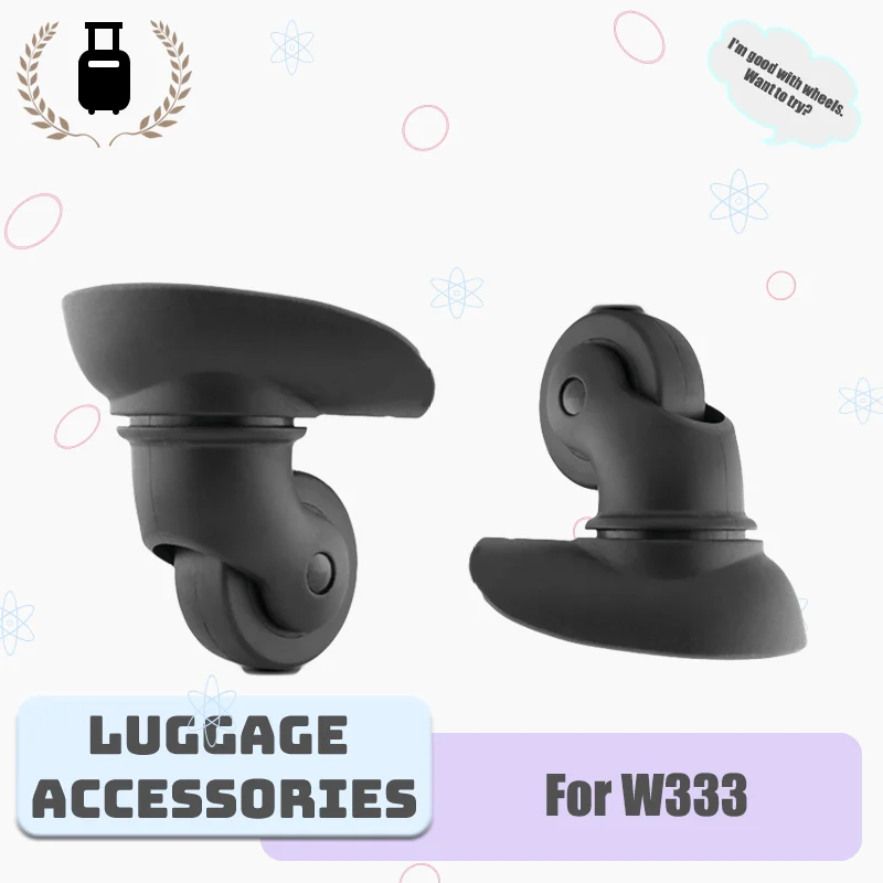 

For W333 Universal 360° Silent Smooth-Rolling Luggage Wheel Replacement Set - High-Quality Silent Luggage Wheels