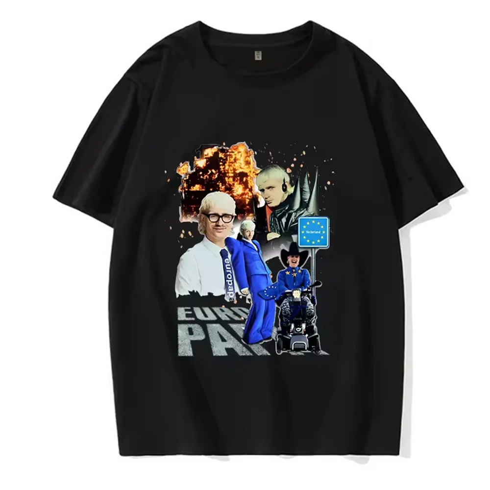 Joost Klein T-shirt Cotton High Quality teen 2000s Pop Culture University Pastel shirt anime korean clothes streetwear Gothic