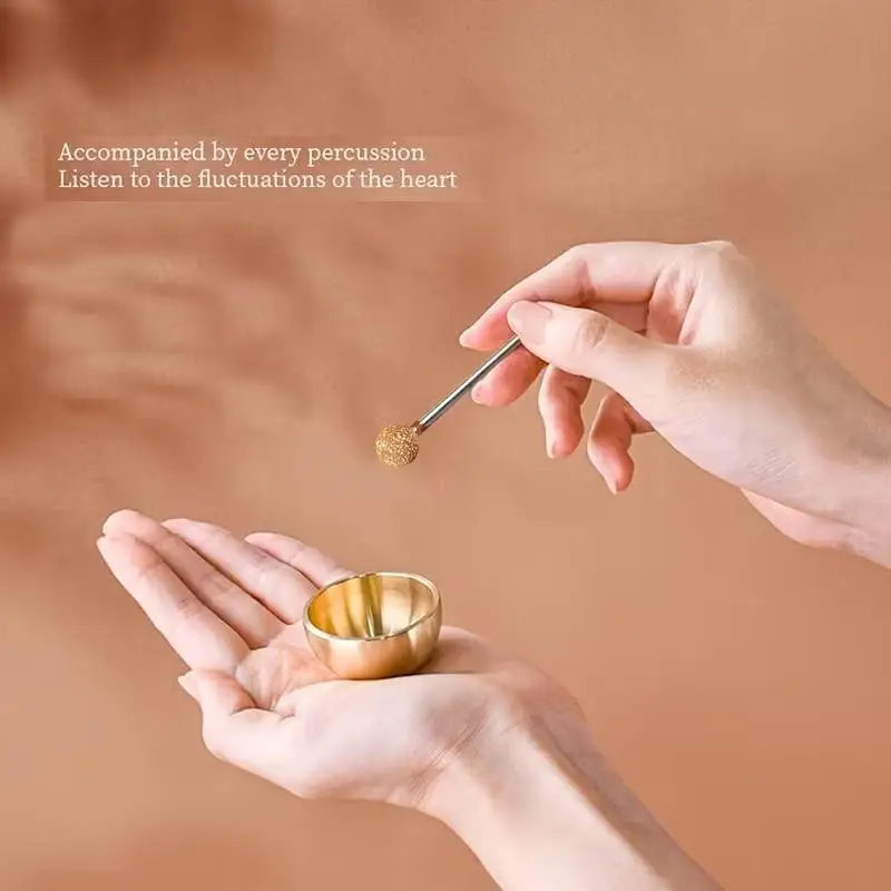 Mini Singing Bowl Set Meditation Sound Bowl For Yoga Meditation Relaxation