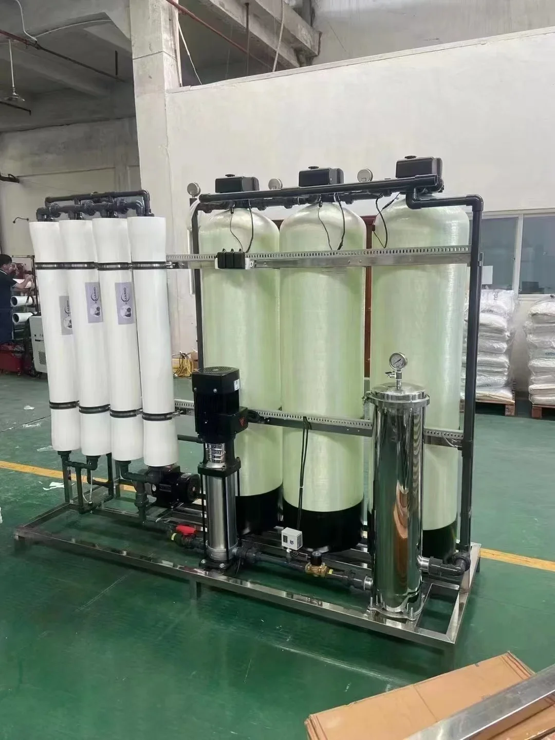 Smosis2000-5000 CPH أنظمة تنقية المياه ميكانيكا planta embotelladora de agua نظام التناضح العكسي نظام تصفية المياه