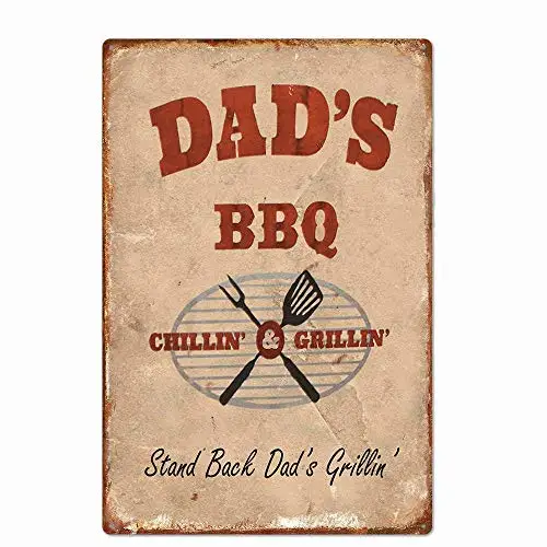 1pcs,Patisaner Barbecue Retro Plaque Metal tin Sign bar Kitchen Home Barbecue Grill Vintage Wall Decoration a