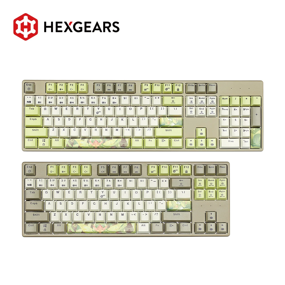 

HEXGEARS 87/104 key Mechanical Keyboard Kailh hot swap Switch PBT Keycaps Gaming Keyboard USB teclado for PC GK707/715