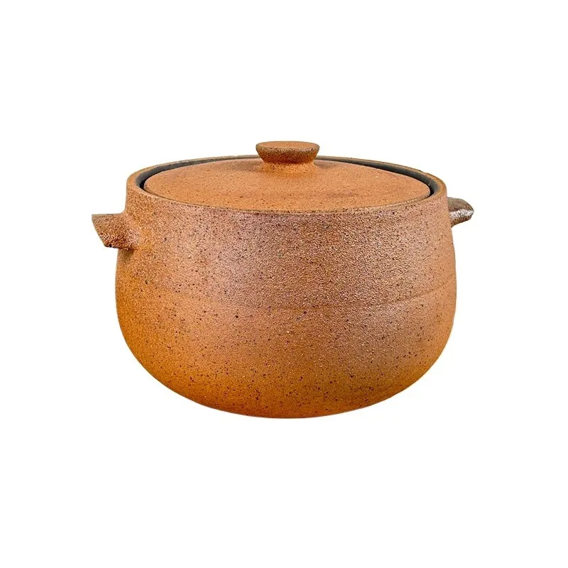 Casserole Commercial Household Gas Stove Soup Traditional Old-fashioned Unglazed Uncoated Clay Tile Pot Stew Meat