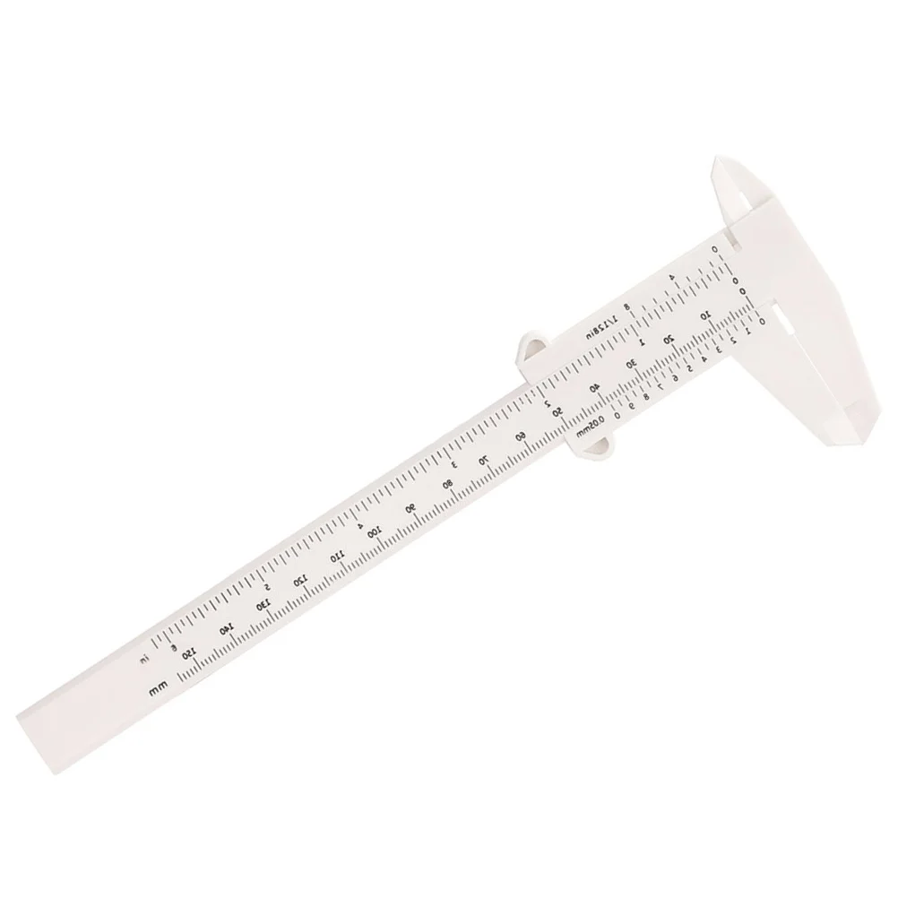 Double Scale Eyebrow Measuring Ruler Plastic Caliper for Precise Brow Shaping Portable Makeup Tool Facial Measurement Accessory