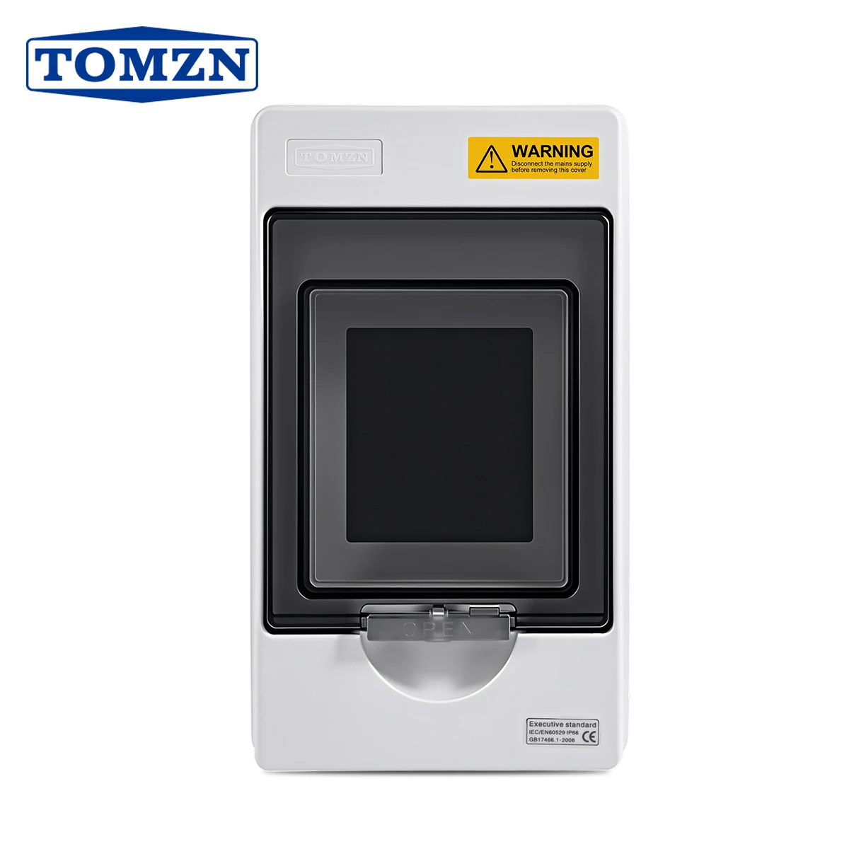 TOMZN Waterproof MCCB Distribution Box T-Box125 IP66 Solar Photovoltaic PV For TOM7Z 2P 500V 600V 1000V 100A 125A ABS