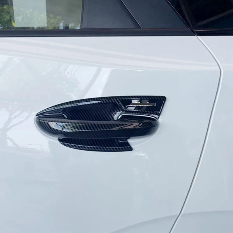 Car Door Handle Cover Door Bowl Protector Molding Trim Stickers Accessories For MG 4 MG4 EV Mulan 2022 2023 image 2