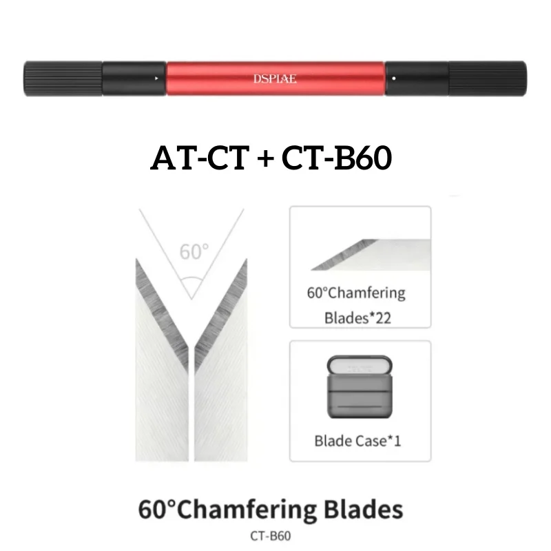

DSPIAE AT-CT “I-deal” Plastic Chamfering Tool Round Hole Expanding Drill Chamfer for Model Making Hobby DIY Tools New