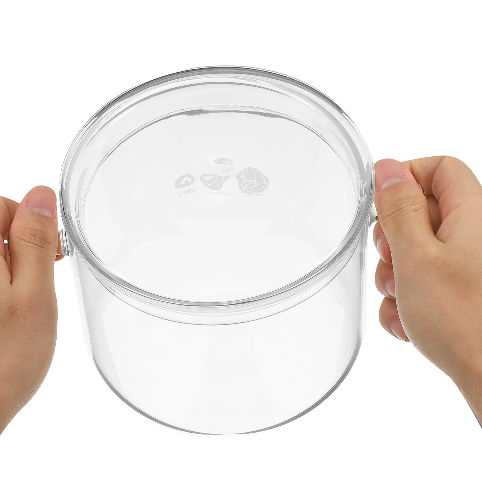 

Large Capacity Clear Glass Soup Pot Heat Resistant Stew Cooking Vessel for Family Meals Double Handle Stockpot with Lid