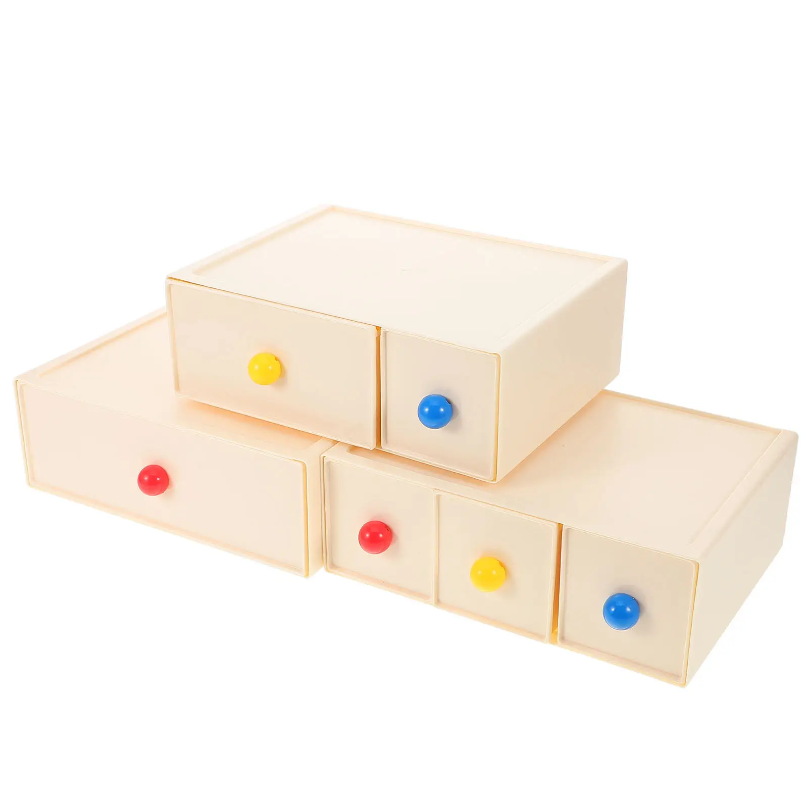 Desktop Drawer Organizer Multi-Layer Storage Box for Office Desk Home Use Lipstick Skincare Makeup Pads Stationery