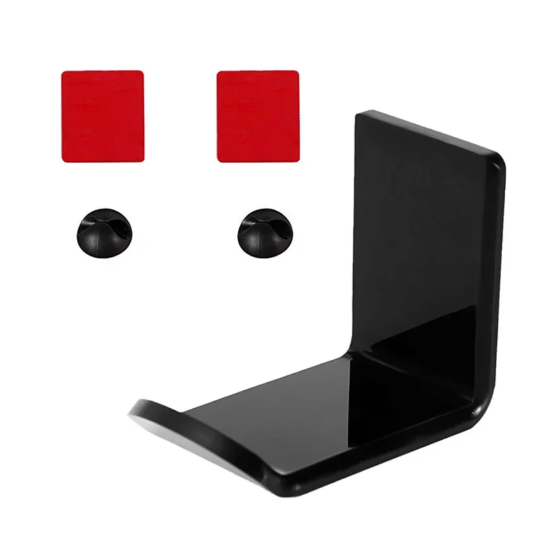 العالمي L شكل سماعة حامل جدار جبل بسيط هوك سماعة الكمبيوتر حامل سماعة الاكريليك عرض حامل