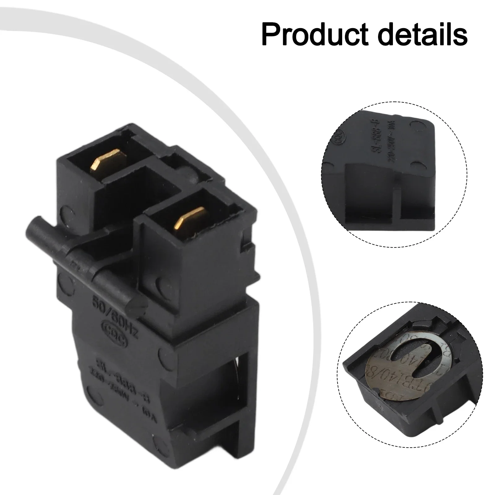 Electric For Kettle Thermostat Switch SL-888-B For TM-XD-3 250V For 13A Temperature Control Button Replacement Part Kitchen Appl