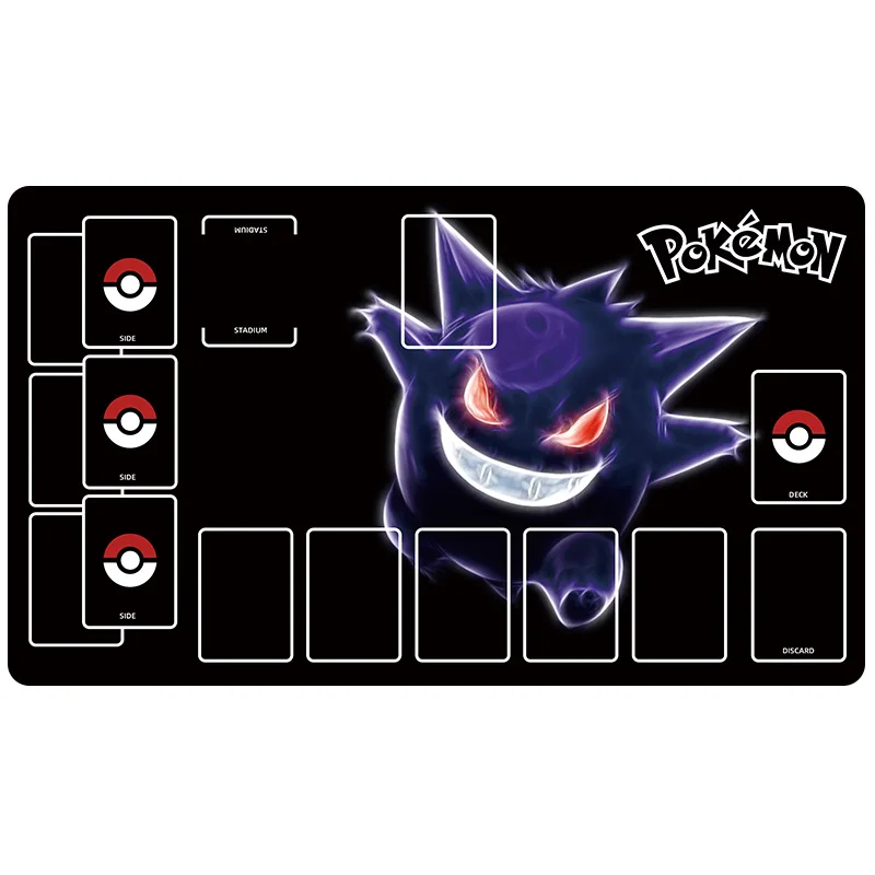 60*35*0.2cm PTCG Pokemon Dedicated GAME Card Mat Battle Sylveon Charizard Pikachu Rayquaza Lillie Gift Toy Anime Table Mat