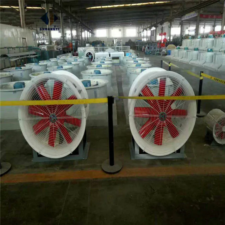 Lâminas de ventilador, materiais resistentes ao calor, exaustor de fluxo axial, ventilador de duto de alumínio à prova de explosão de alta temperatura