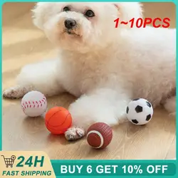 1~10PCS 5cm Dog Toys Fun Vocalization Pet Balls Accessories Pet Toys High Elasticity Dog Pet Supplies Latexdoll Cotton Phony Toy