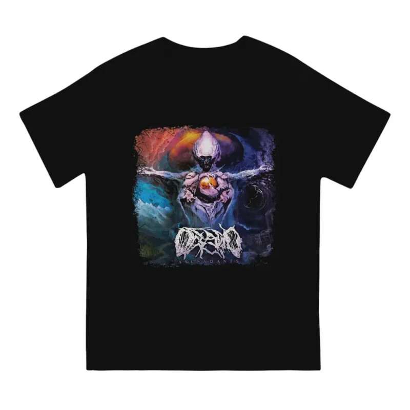 Oceano Band Men T Shirt Brutal Deathcore Vintage Tee Shirt Short Sleeve Round Collar T-Shirt New Arrival Clothing