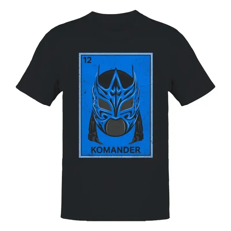 Officially Licensed Legends Of Lucha Libre Blue Luchador Mask Men's T shirt