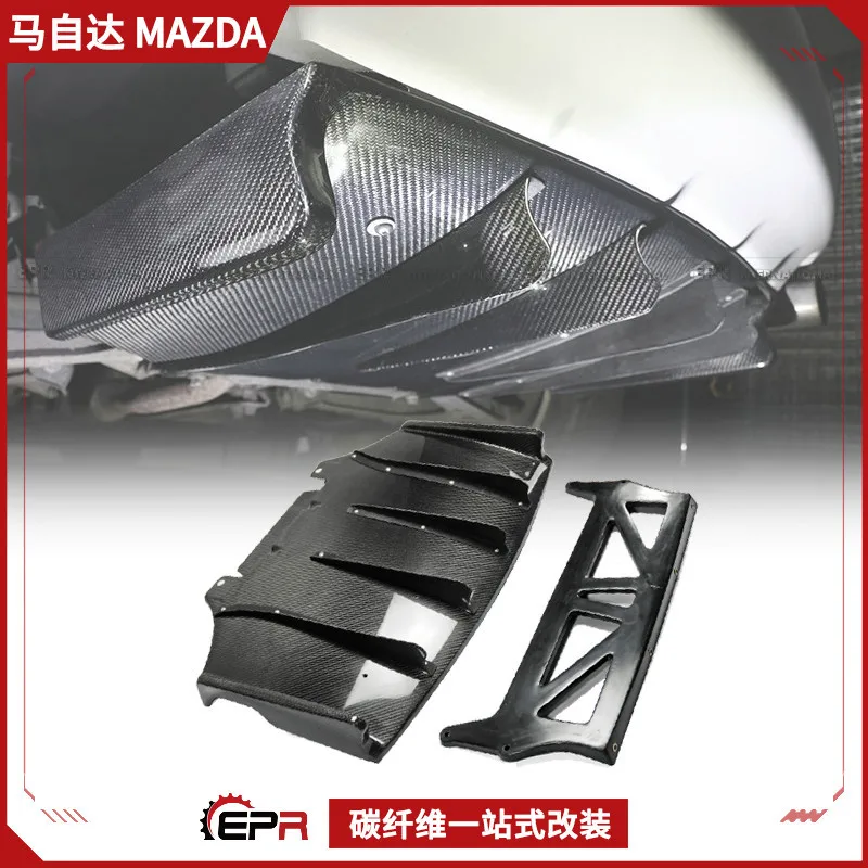 

Suitable for Miata Mazda MX5 NA carbon fiber modified JS rear spoiler, fin rear lip baseplate installation