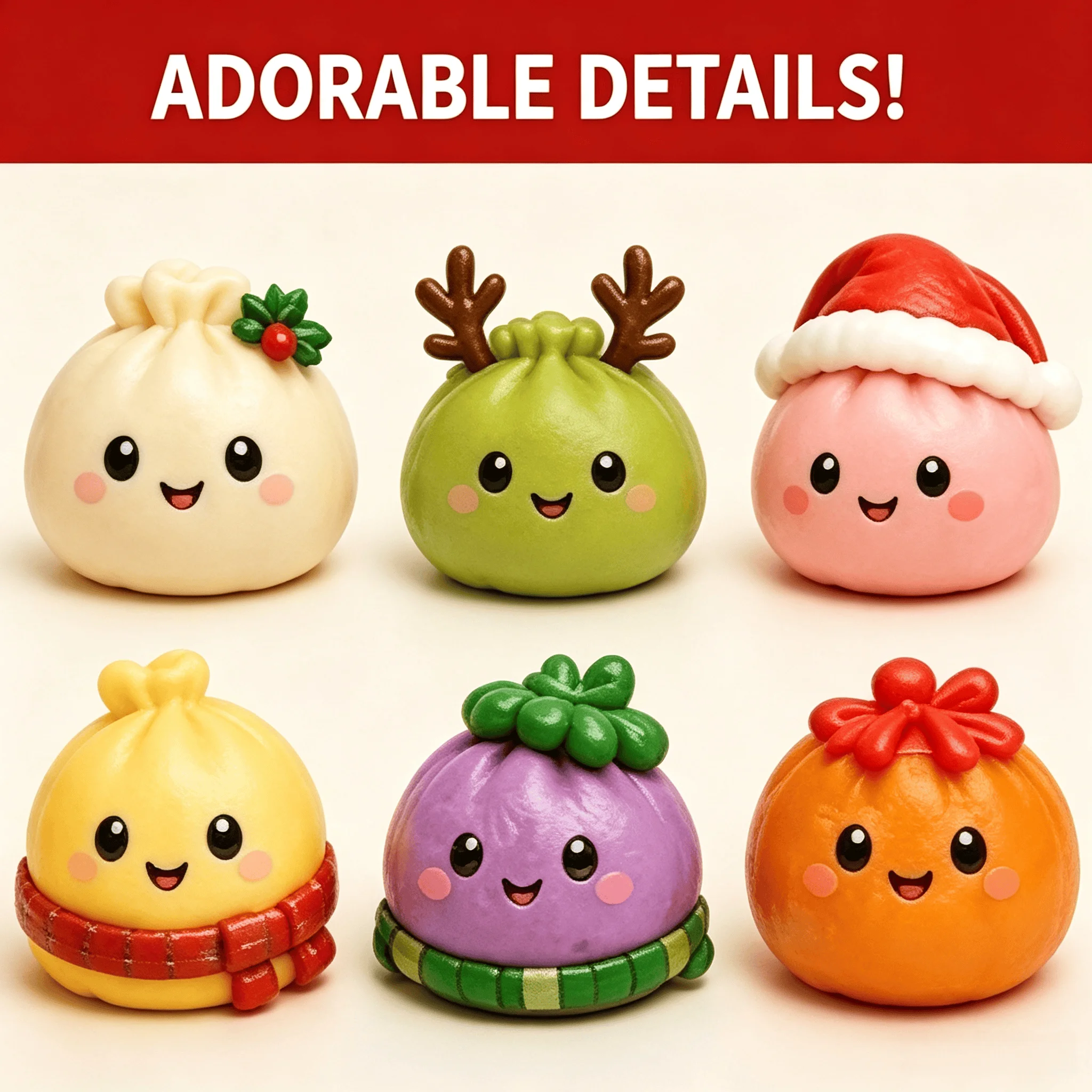 Christmas Countdown Blind Box Christmas Toy DIY Bun Pinching Music Blind Box Hand Tearing Calendar Hole Fun