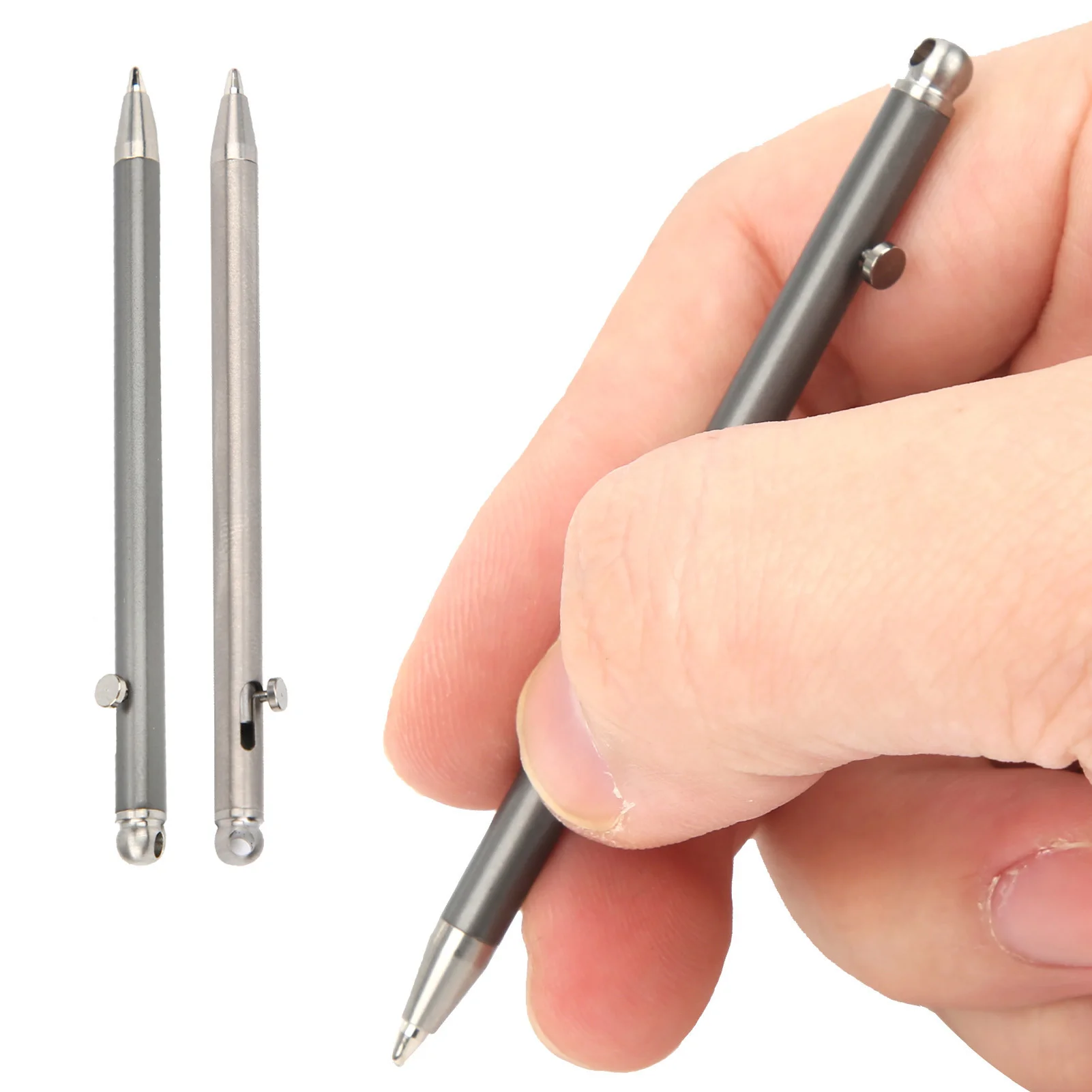 

Ballpoint Pen Keychain Pen Mini Pen Mini Pen Pure Titanium Portable Keychain Pen Sign Ballpoint Writing Instrument Sign Pen