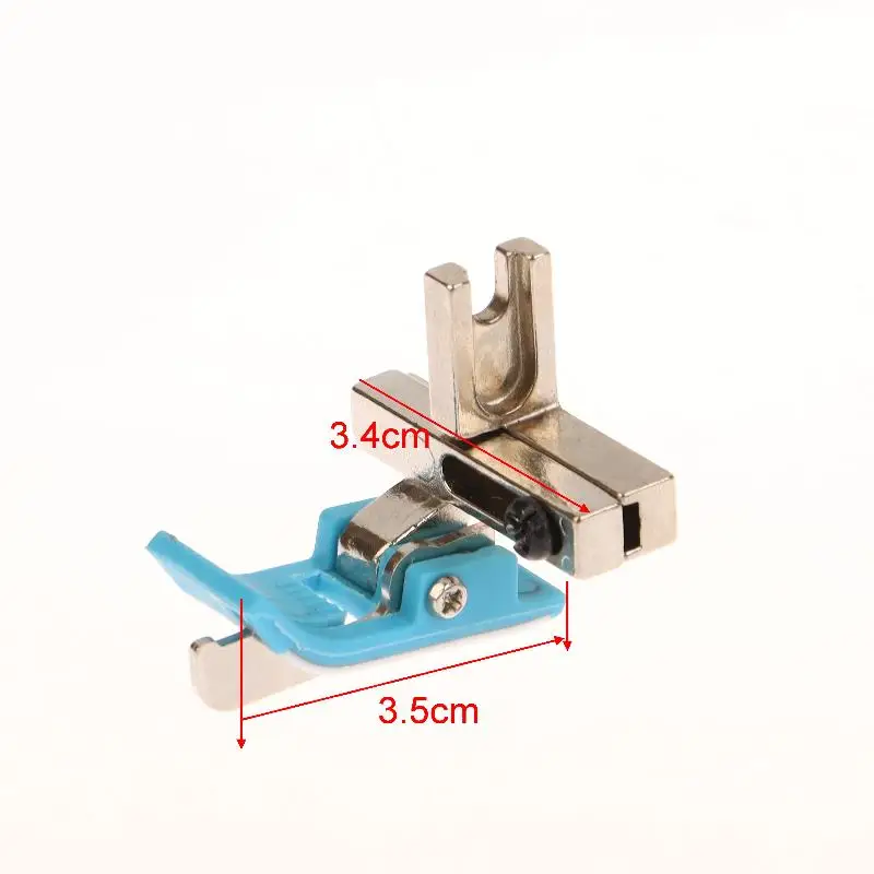 Industrial Sewing Machine Embedded Line Plastic Right Edge Foot, 1/4 3/16 1/8 1/16 1/32, 1PCS KT-18