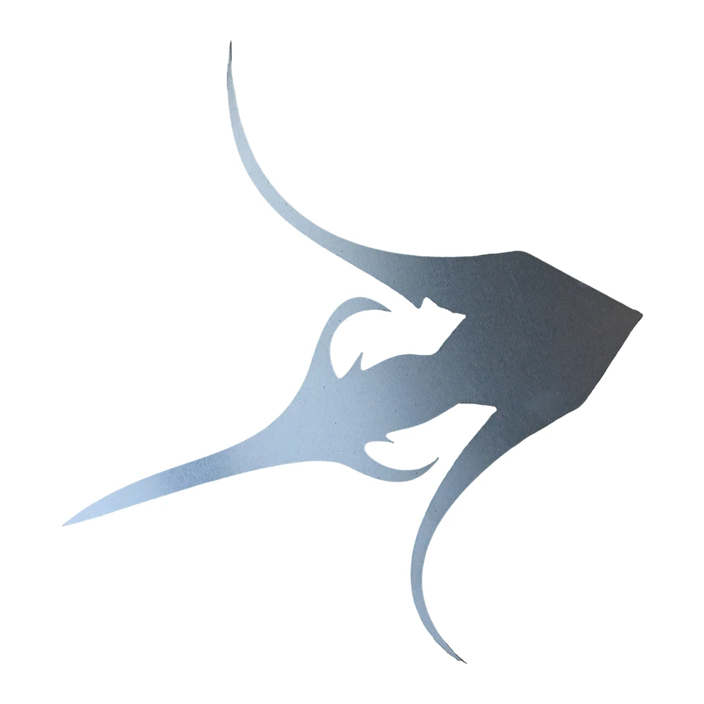 Custom CNC-Engraved Metal Animal Silhouette Panels — Rhino Motif — Laser-Cut Aluminum & Stainless Steel Sheets