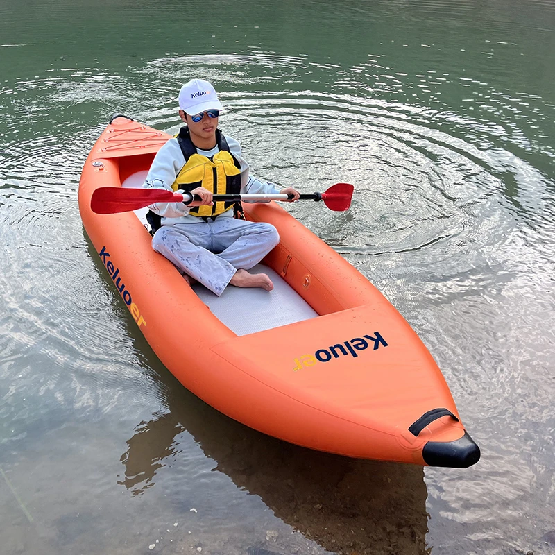 yyhc Factory direct sale 3.8 meters three-person plastic kayak platform boat fishing boat family boat