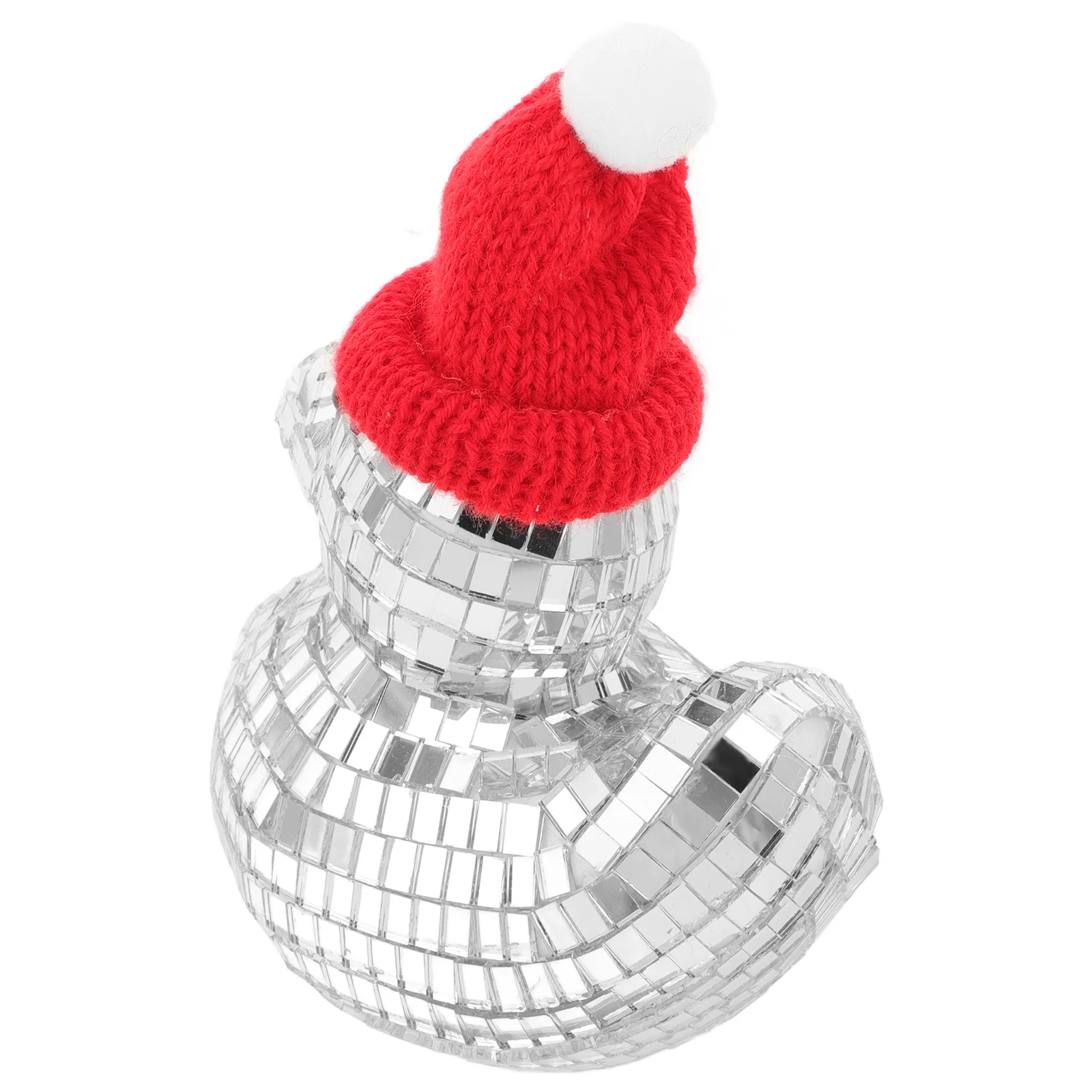 

Duck Disco Ball Home Animal Figurine Cute Mirror Decoration for Party Desk Car Holiday Display