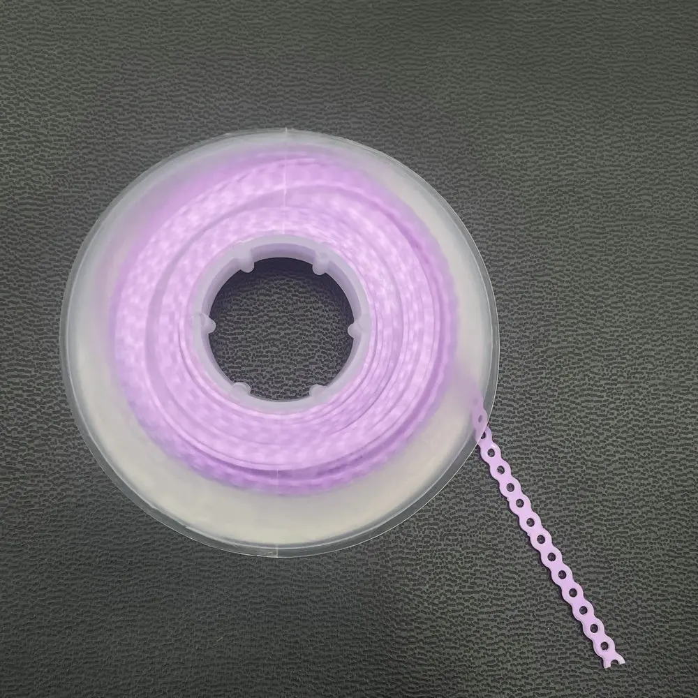 Dental Kieferorthopädische Ligatur Krawatten Dental Elastische Bänder für Klammern Zahnspangen Dental Ligatur Krawatte Dental Material