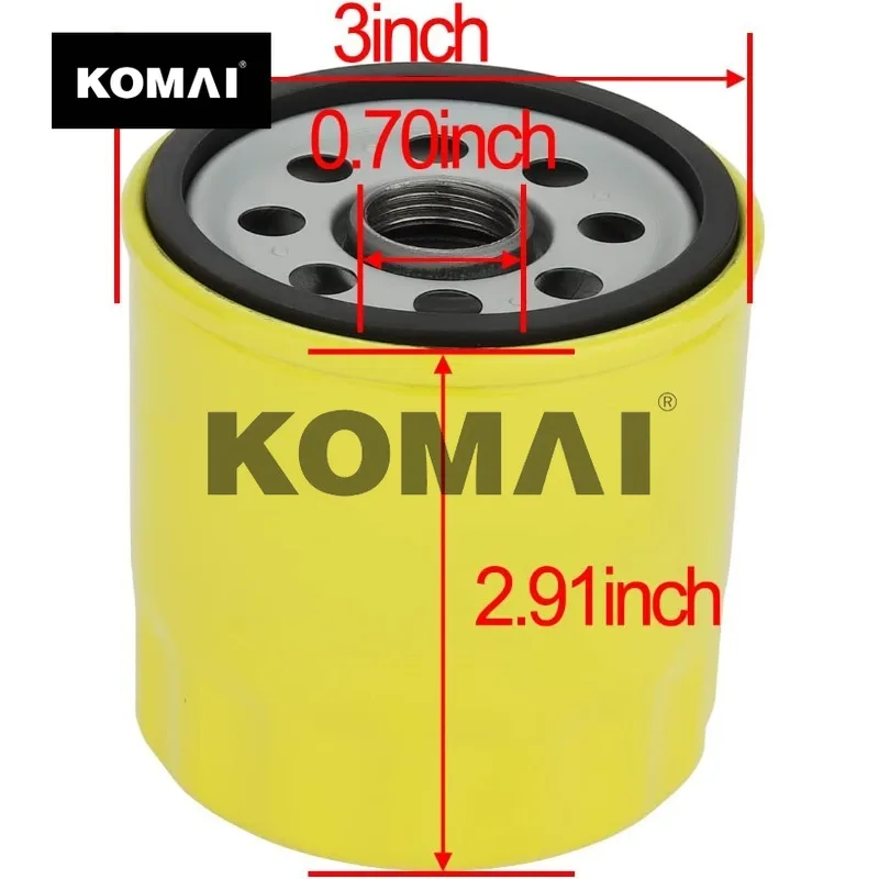 KOMAI Savior 52 050 02 Oil Filter for Kohler 52-050-02-S 52-050-02-S1 Fit CH11-CH25 CV11-CV22 M18-M20 MV16-MV20 K582 SV