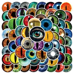 Horror Art Eyeball Stickers, Estética para telefone, bagagem, guitarra, bagagem, carro, laptop, motocicleta, capacete, adesivo legal, brinquedo, 10 pcs, 40 pcs, 80pcs