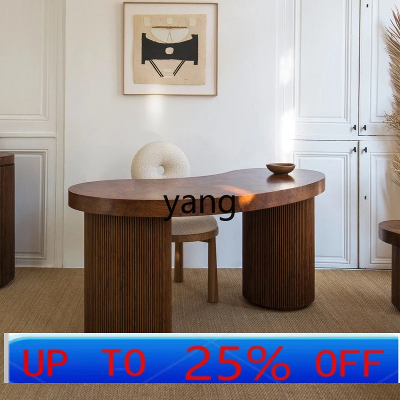 

CX Italian retro single desk household solid wood desk