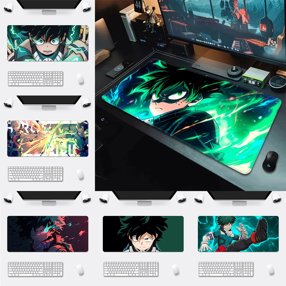 My Hero Academias Mousepad HD Printing Computer Gamers Locking Edge Non-slip Mouse Pad XXL90x40cm Keyboard PC Desk Pad