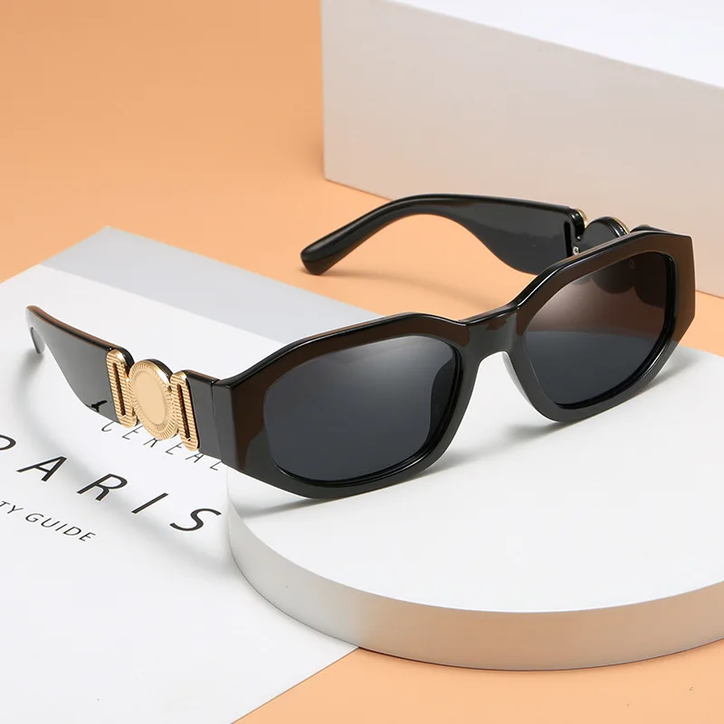 New Retro Irregular Square Sunglasses for Women Men Fashion Designer Small Frame Sun Glasses Trending Product Shades UV400