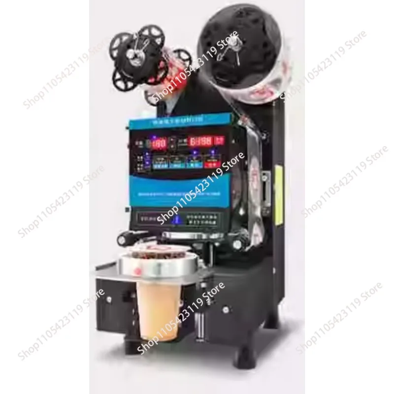 

Автоматическая машина для запайки стаканов 350 Вт, электрический запайщик для бумажных стаканов, стаканов для молока, чая, еды, бабл-чая